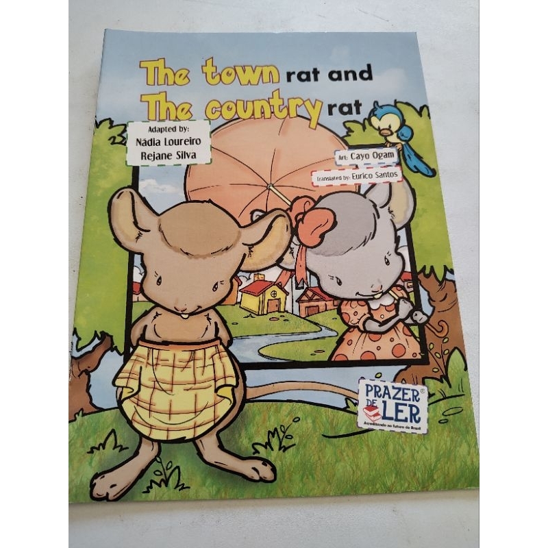 The town rato and The country rat - (Prazer de ler) - Paradidático Infantil em inglês