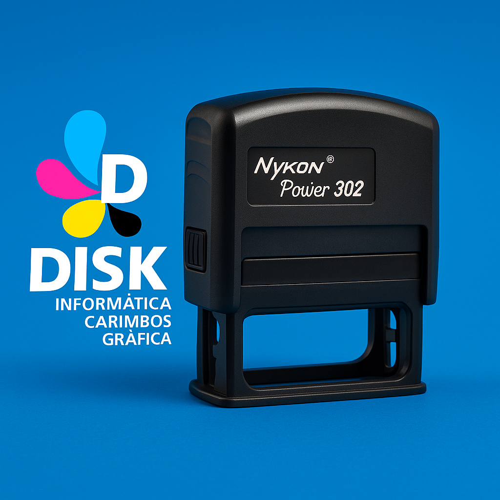 Carimbo para Médico, Enfermeiro e Profissional Liberal  Nykon 302 14x38mm