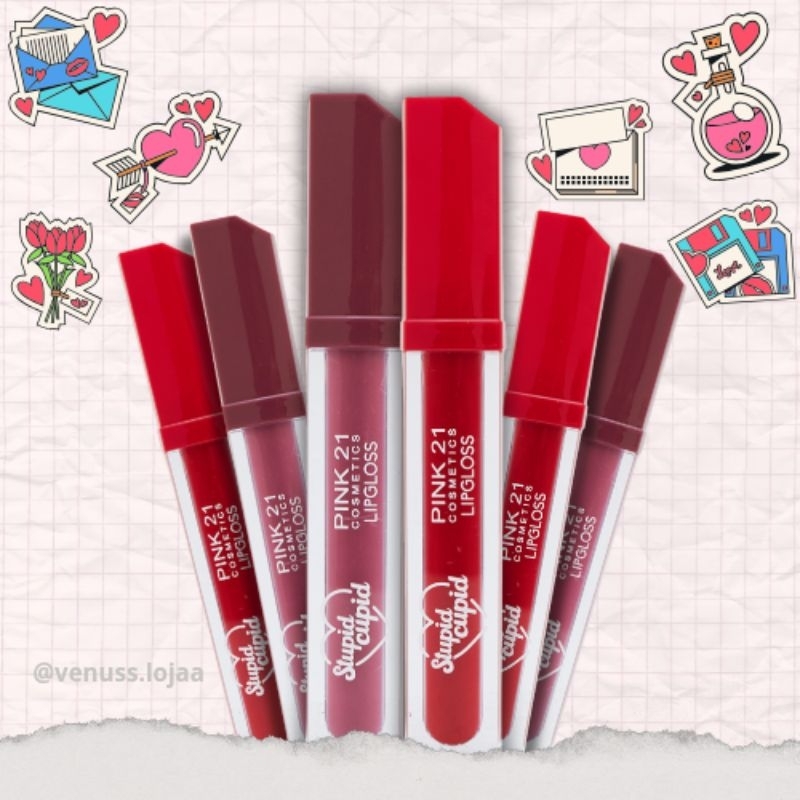 Lip Gloss Pink 21 Stupid Cupid 💄 Brilho Intenso | Hidrata, Volume e Cor Vibrante