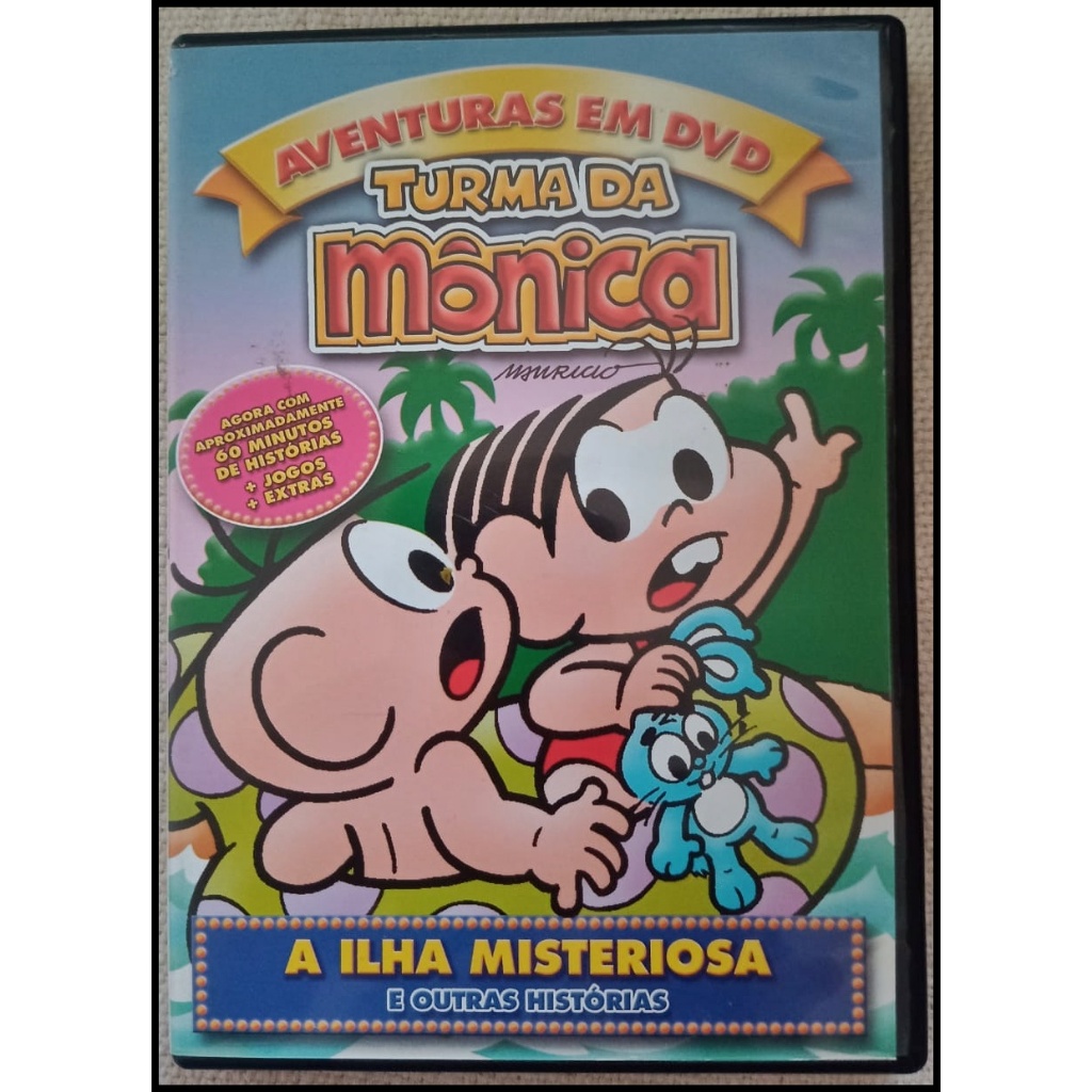 DVD Turma Da Mônica - A Ilha Misteriosa - Original