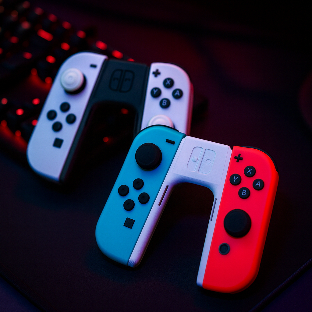 Grip Suporte Compacto compatível com Joy-Cons Nintendo Switch em Oferta na Shopee