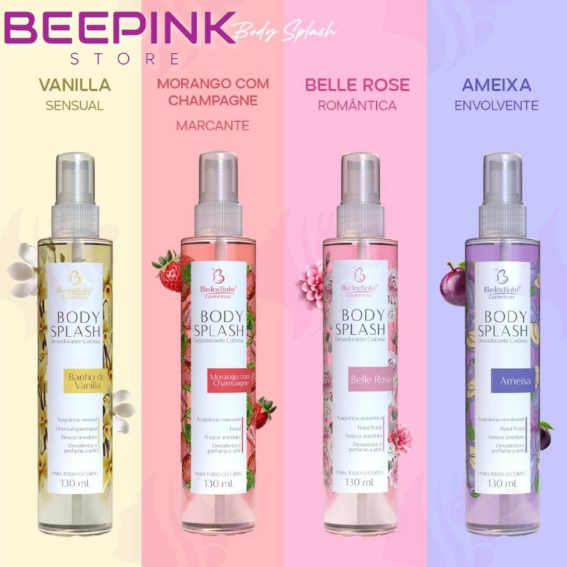 🌸✨ 4 BODY SPLASH BIO INSTINTO – 💨 Frescor que dura o dia todo! ✨🌸 em Oferta na Shopee