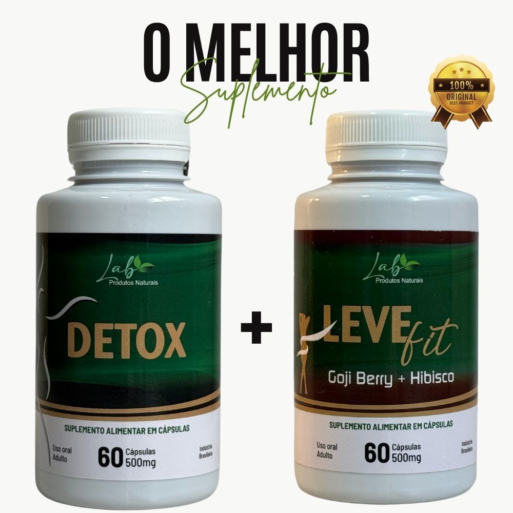 Seca LeveFit + Detox - 60 capsulas de cada | 500mg - Original - Suplemento Alimentar em Oferta na Shopee