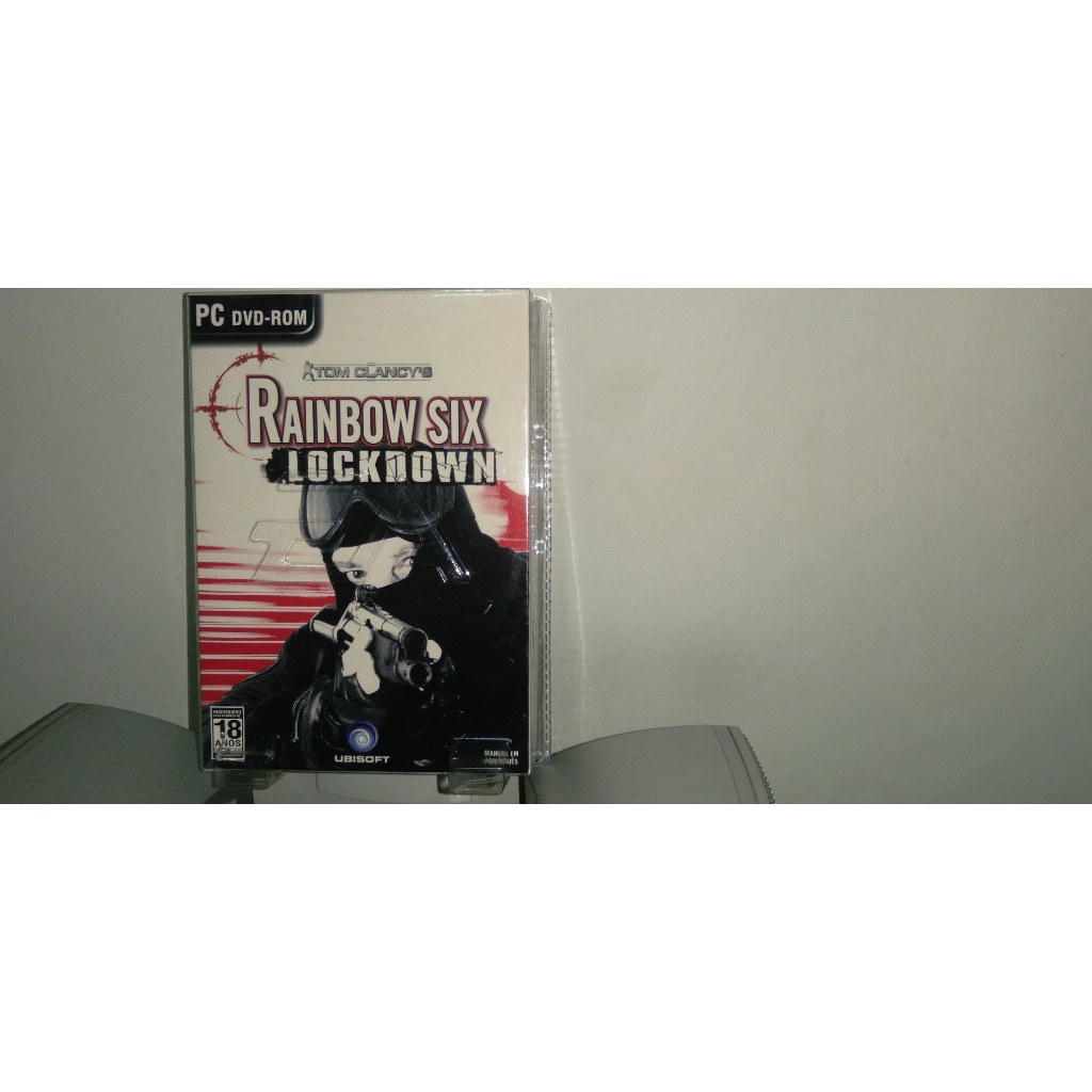 Jogo Original Lacrado Tom Clancy's Rainbow Six Lockdown PC DVD ROM Ubisoft