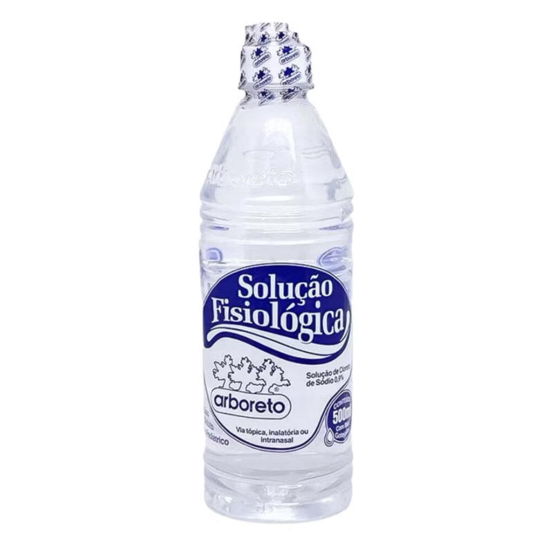 Kit 24 Soro Fisiológico Arboreto 500ml  pele lentes de contato e machucados