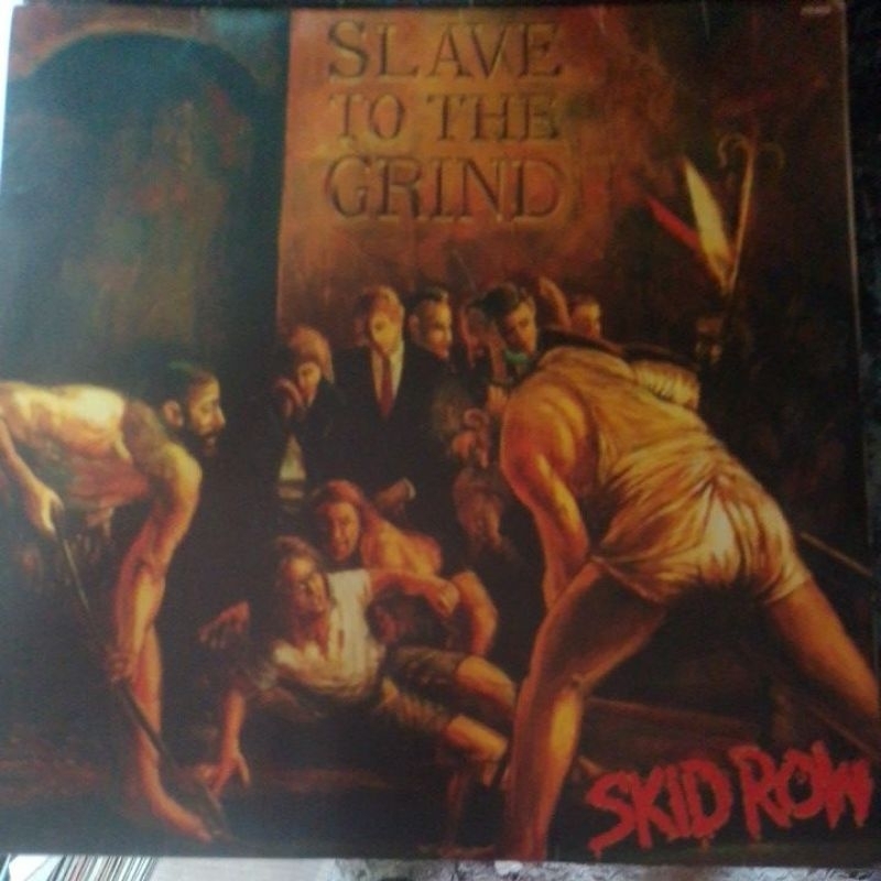 LP SKID ROW - SLAVE TO THE SALVE GRIND (1991) COM ENCARTE