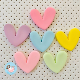 Coração de Biscuit Tam M para Artesanato, Lembrancinhas, Decoração – 6 Unidades em Oferta na Shopee