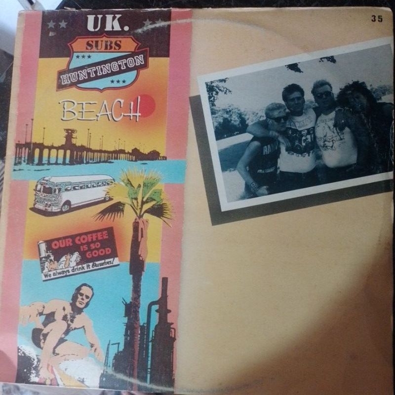 LP -U.K SUBS HUNTINGTON ( BEACH ) PUNK ROCK DA INGLATERRA