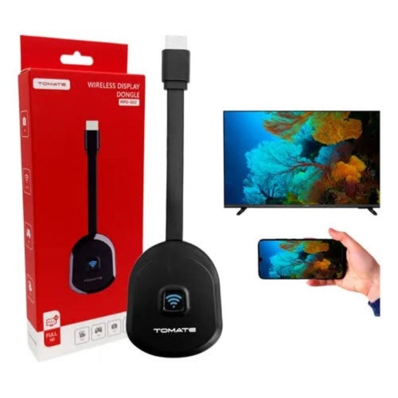 Miracast 2025 Wifi Transmissor Para TV FULL HDTV Streaming Sem Fio Android e IOS