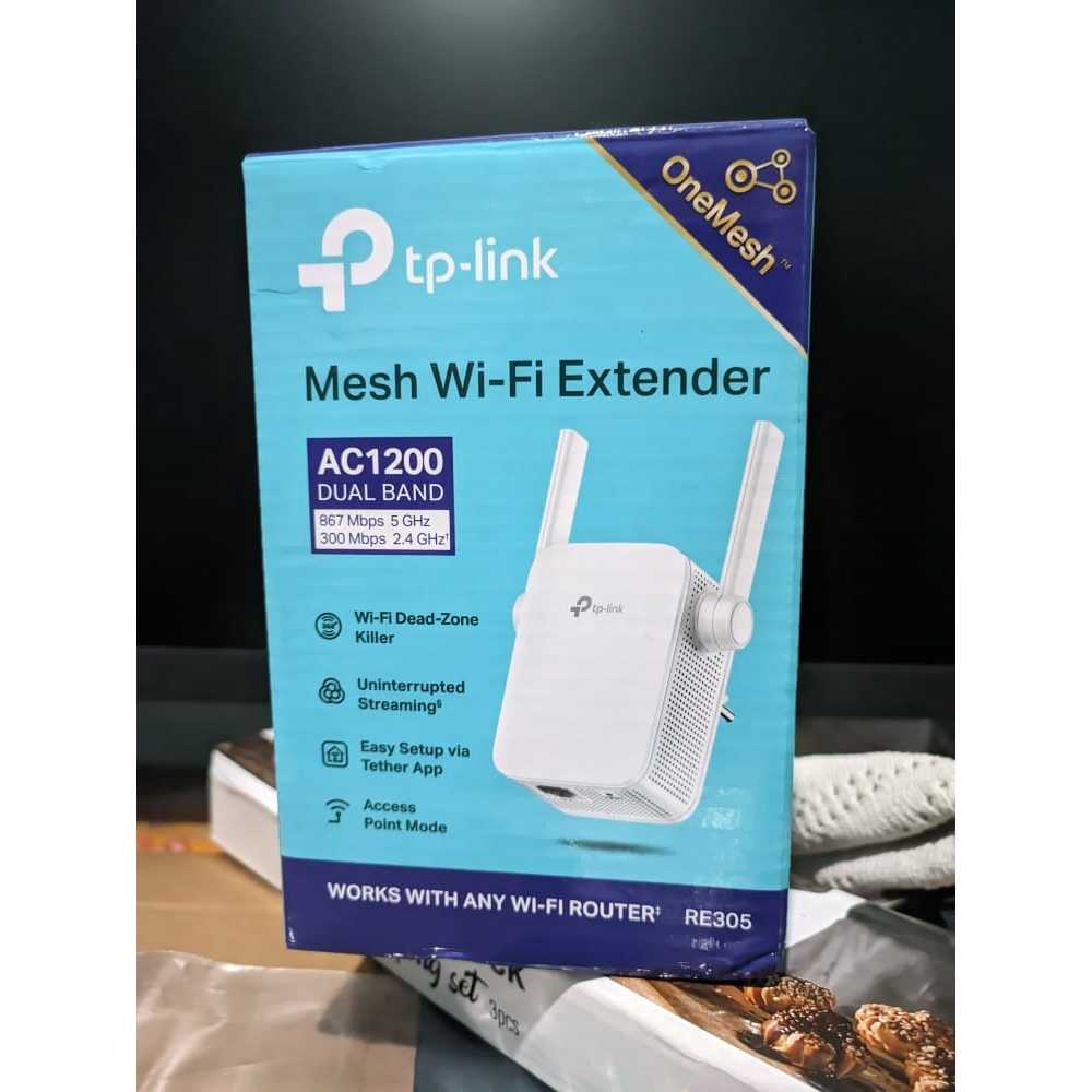 Esse é um Extensor Wi-Fi Mesh TP-Link RE305