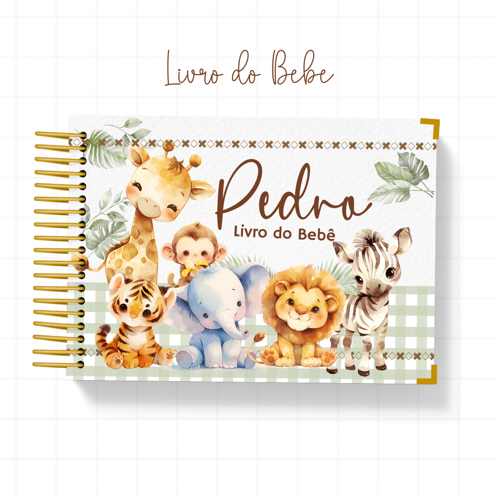 Livro do Bebê Personalizado Menino em Oferta na Shopee