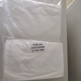 Toalha SECA 20x30cm 100 - UNIDADES em Oferta na Shopee