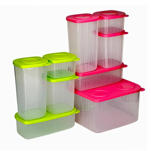 Kit Tupperware Fresh Box 9 peças