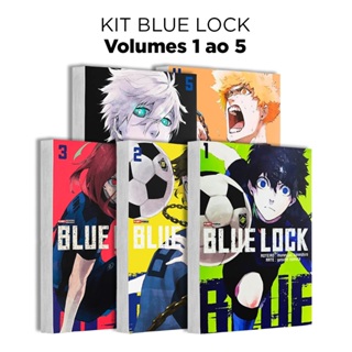 Mangá - Blue Lock - Kit com as edições 1 a 5 - Novo/Lacrado - Editora Panini em Oferta na Shopee