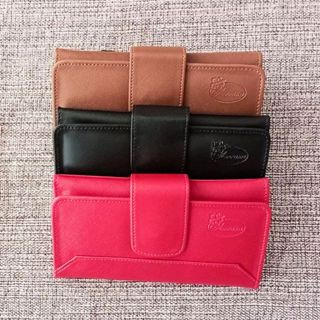 Carteira Longa Feminina com várias repartições/ Couro Sintético/ Elegância e sofisticação em Oferta na Shopee