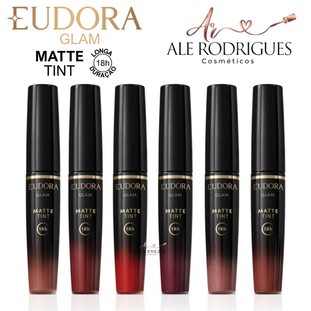 Eudora Glam Batom Líquido Matte Tint 18 horas 4ml