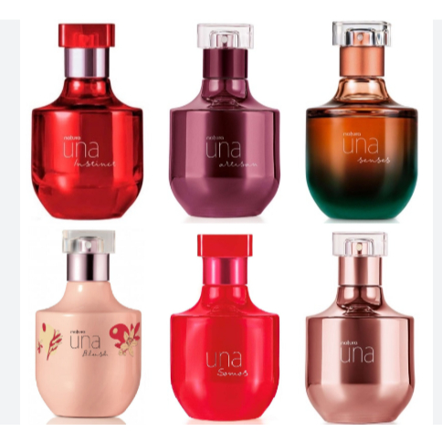 Deo Parfum Una Brilho, Una Artisan, Una Somos, Una Instinct, Una Senses, Una Blush, Natura Una,Una Celebrar ,Nude  75 ml
