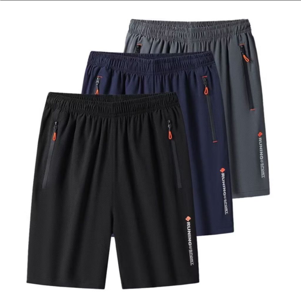 kit 3  Shorts Moda academia Masculino de Tactel com Elastano