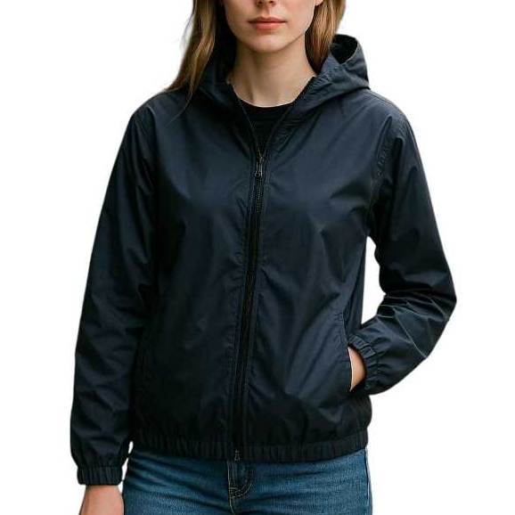 Kit 2 Jaquetas Corta Vento Feminino Impermeável Plus Size –4 Cores, 4 Bolsos, Capuz Forrado