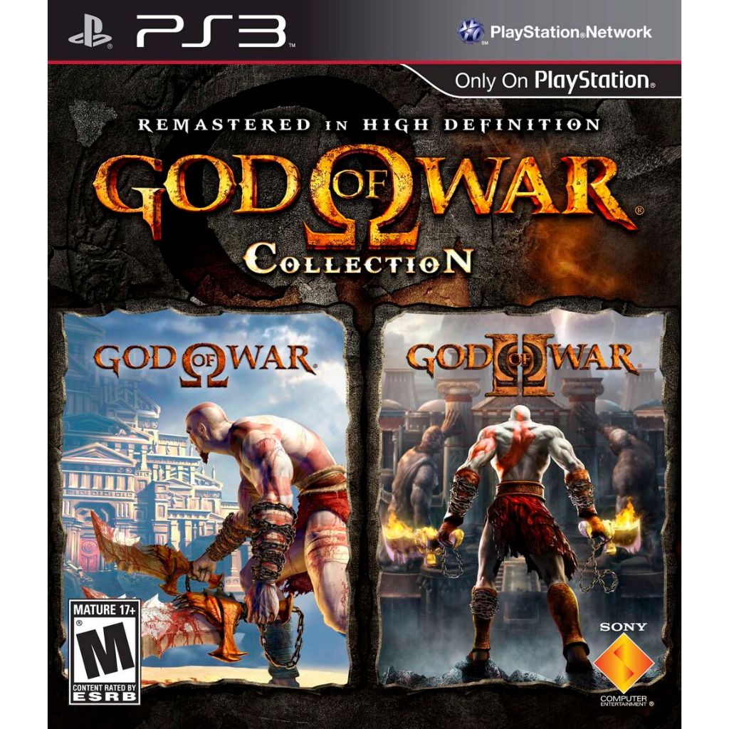 God Of War Hd 1 e 2 Ps3 aventura Envio hoje! em Oferta na Shopee