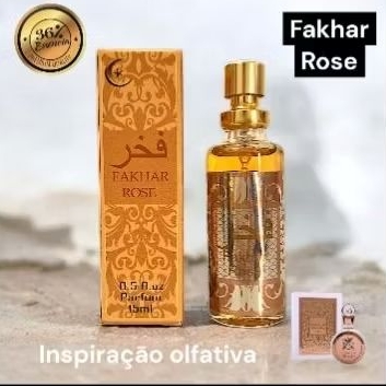Perfume Fakhar Rosê 15ml perfume de alta fixação(perfume de bolso)