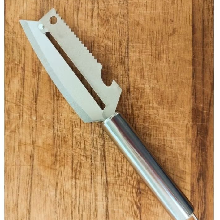 Descascador Fatiador de Legumes Frutas Faca Multifuncional 5 em 1 Aço Inoxidável