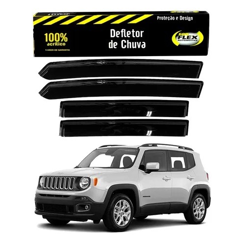 Calha de Chuva RENEGADE 2015 até 2025 4Portas em Oferta na Shopee