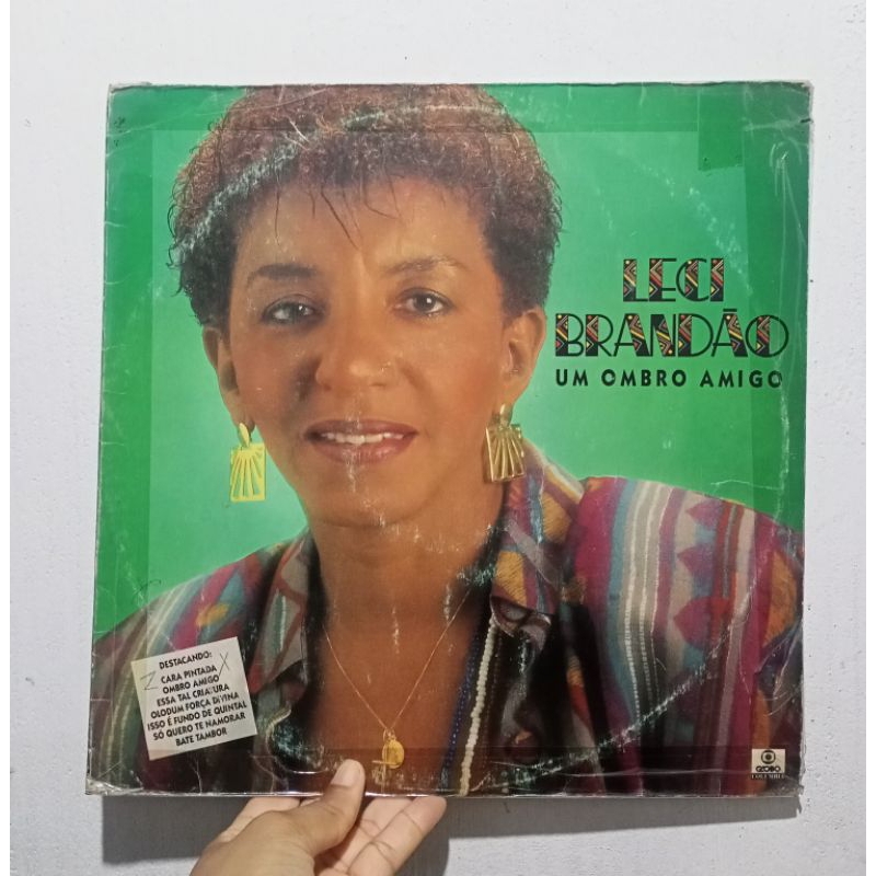 LP Vinil Leci Brandão - Um Ombro Amigo (Samba/1993)
