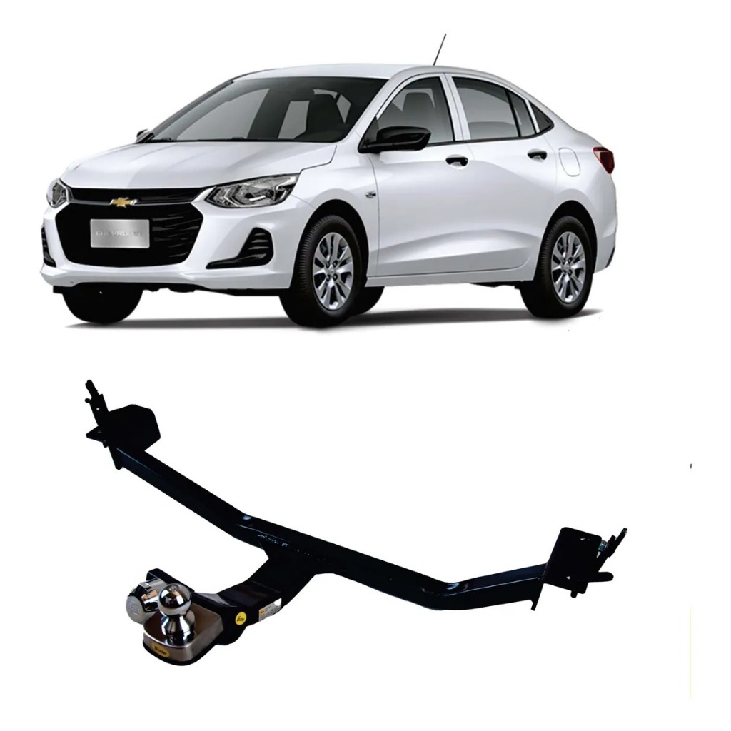 Engate Reboque Fixo Chevrolet Onix Plus Sedan 2019 até 2025 700kg em Oferta na Shopee