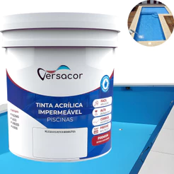 Tinta Para Piscina 3,6L Película Impermeavel Lages Poços Lagos