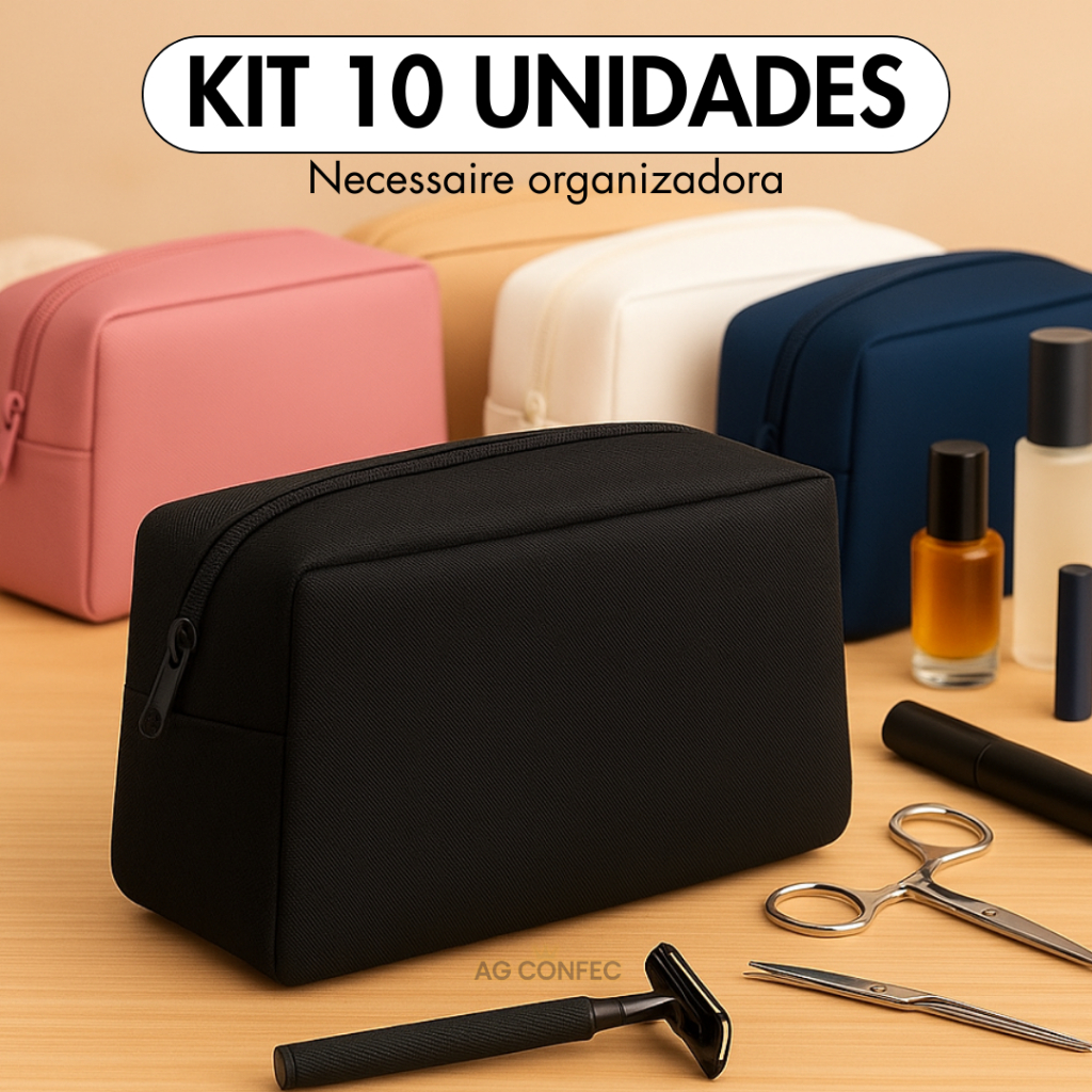 Bolsa Maquiagem Necessaire Feminina Grande Cosméticos E Make Cores Variadas em Oferta na Shopee