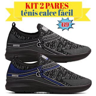Kit 2 Tênis Esportivo Masculino | Ideal para Academia, Passeios e Caminhadas | Entrega Rápida em Oferta na Shopee