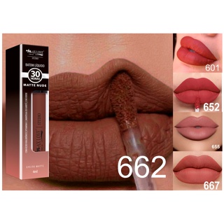 Batom Líquido Matte Maxlove Fixação de Longa Duração 24, 30h Nude Não Craquela - Escolha as Cores. em Oferta na Shopee