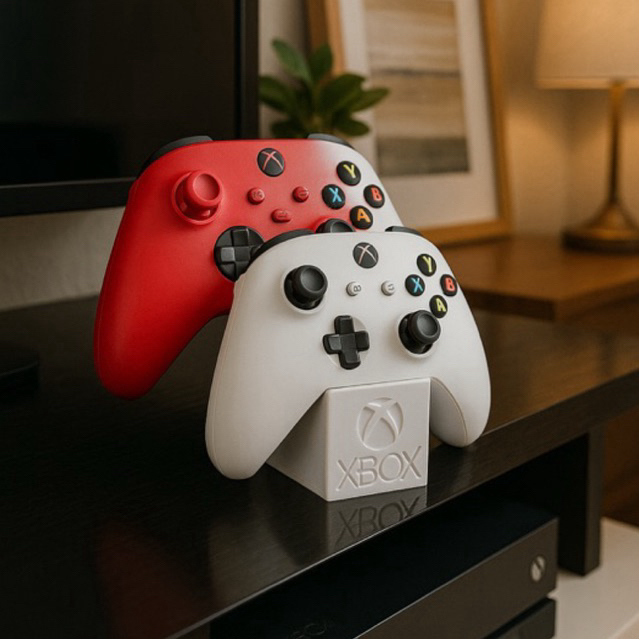 Suporte Gamer Xbox 3D – Kit 2 Unid. Compatível com Xbox One / Series X/S / 360 – Organização e Proteção