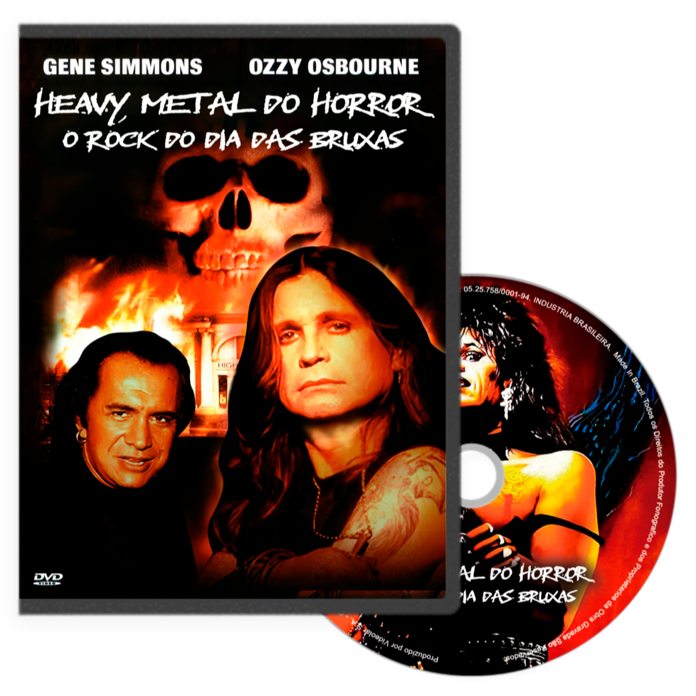 DVD - Heavy Metal do Horror: Rock do dia das Bruxas (1986) (Dublado e Legendado) (LER DESCRIÇÂO)