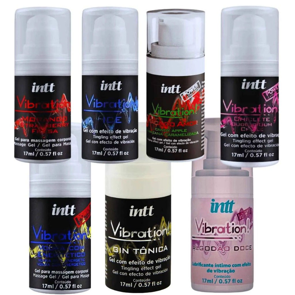 Vibration Gel Excitante  Intt 17ml Escolha Seu Sabor em Oferta na Shopee