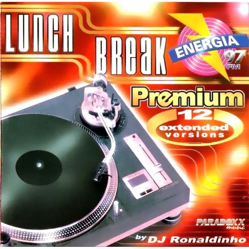 Cd Lunch Break Premium DJ Ronaldinho - Paradoxx Music original usado dance house 2001