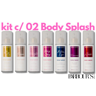 Kit C/ 2 Body Splash Feminino Barbours Beauty 200ml Cada