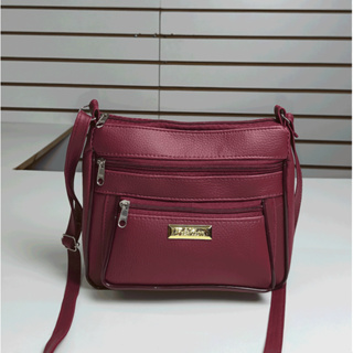 Bolsa Feminina Transversal Pequena com Bolsos e Zíper - Bolsa Casual de Ombro em Oferta na Shopee