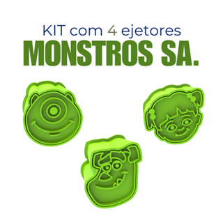 Ejetores Modeladores para Docinhos e Brigadeiro - Monstros SA em Oferta na Shopee