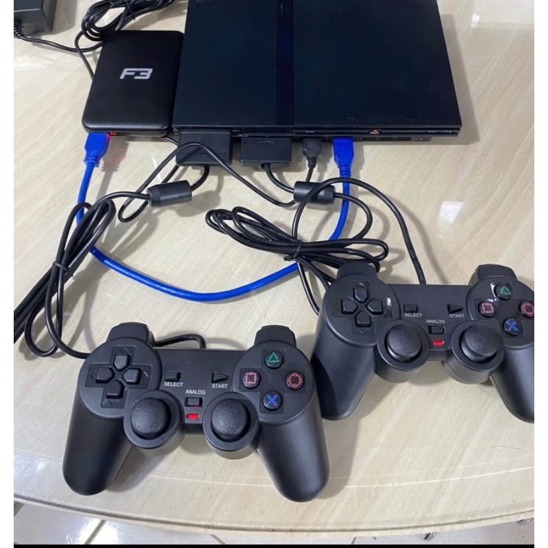 Ps2 slim Completo + de 2 mil Jogos 2 Controles sem fio (Leitor Funcionado).