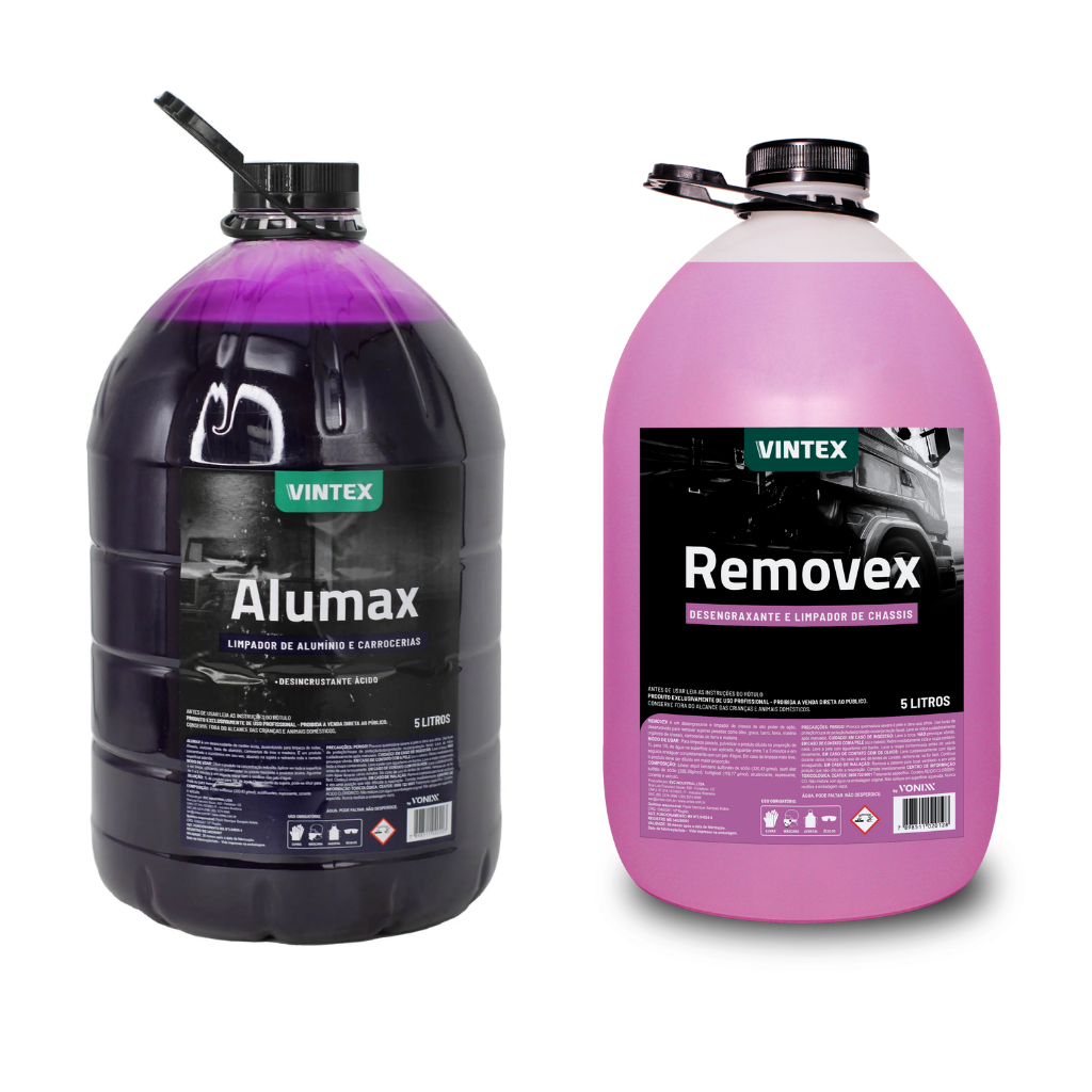 Kit Removex 5L + Alumax 5L Vintex Vonixx em Oferta na Shopee