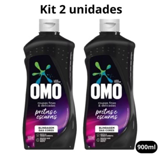 Kit 2 Lava Roupas Omo Roupas Finas Delicadas Pretas e Escuras 900ml em Oferta na Shopee
