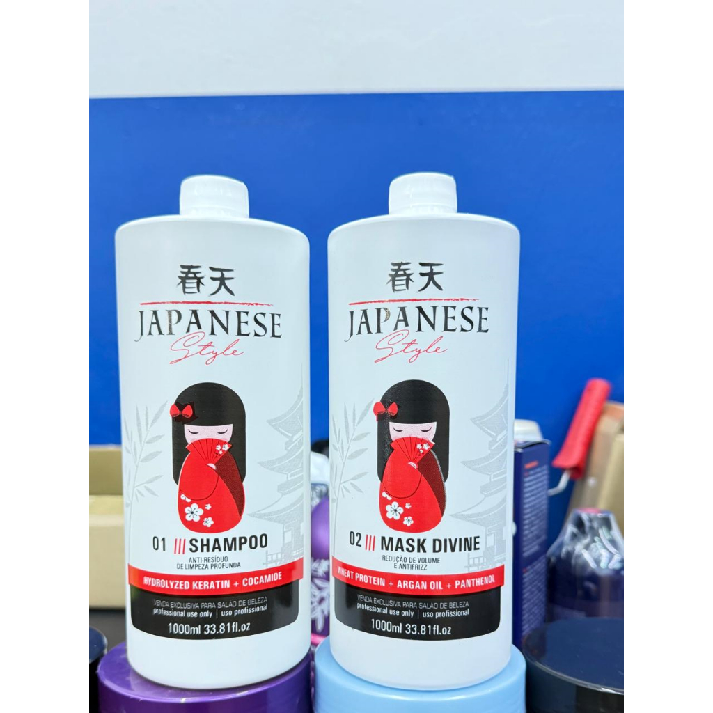 Escova Progressiva Japonesa Plastica Dos Fios 2x1000ml