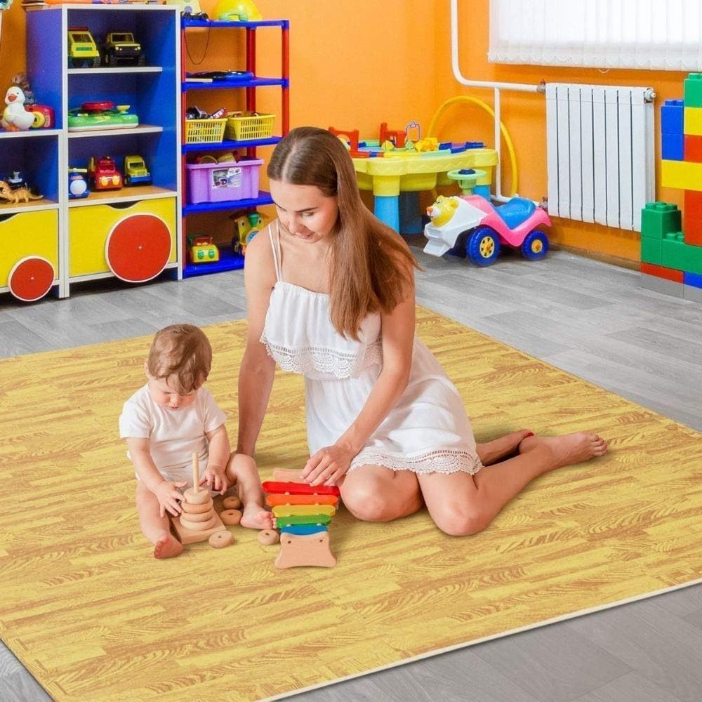 Tatame Eva Emborrachado 50 X 50 Imita Madeira em Oferta na Shopee