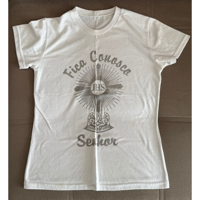 Blusa, camisa, tamanho 6, infantil, infanto juvenil, igreja, catequese, coroinha, católico, católica, criança, jesus