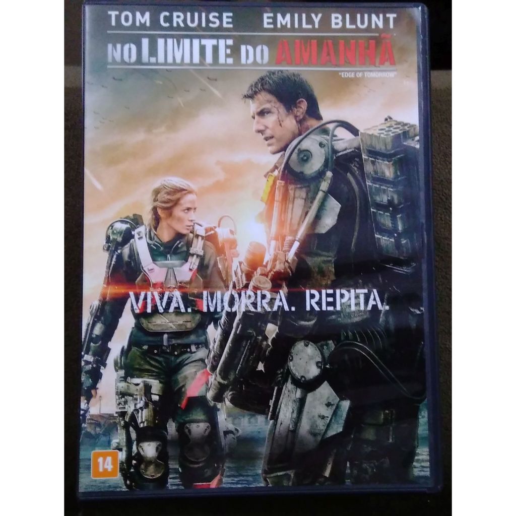 DVD No Limite do Amanhã, Edge of Tomorrow, Tom Cruise, Emily Blunt, Doug Liman