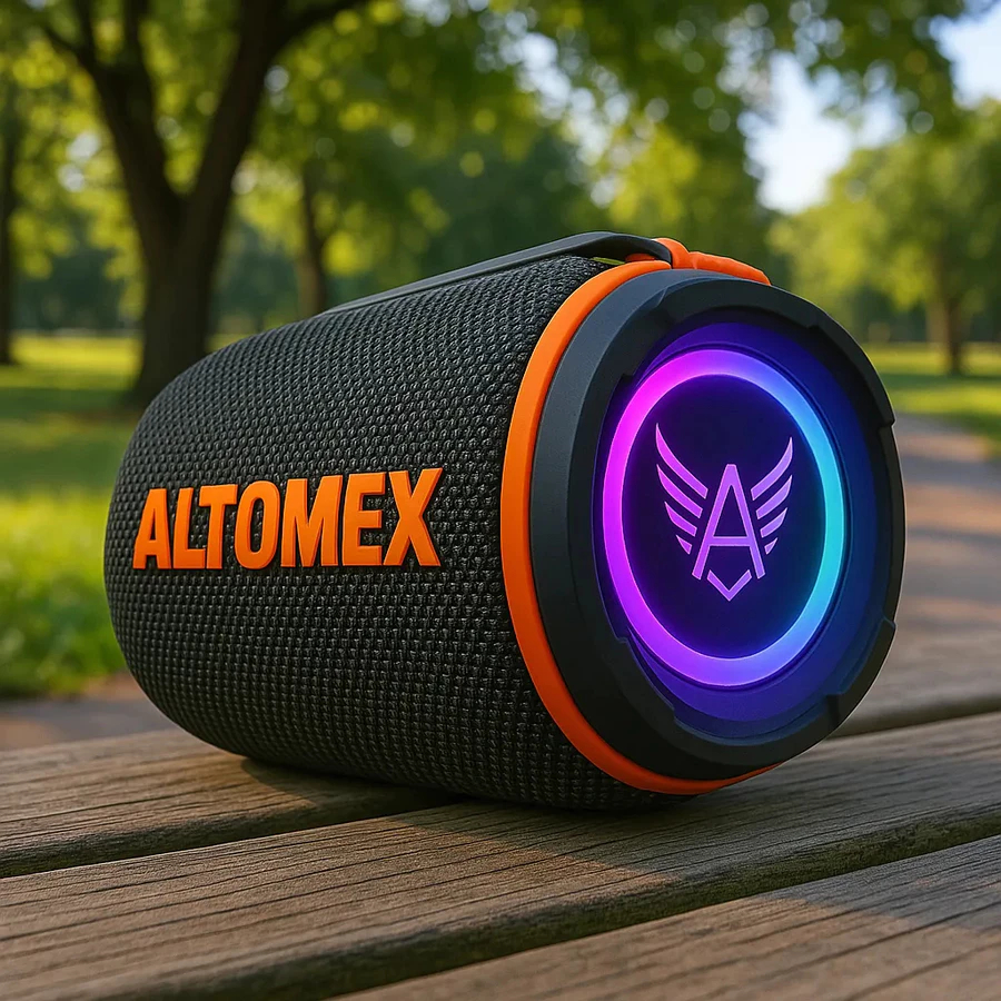Caixa De Som Portátil Potente 30w Bluetooth TWS V5.3 BT/TF/USB/AUX À Prova Dágua Altomex al-8999