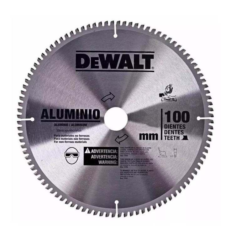 Disco De Corte Para Serra Circular 10Pol. 254mm X 30mm 100 Dentes Alumínio Alvenaria Profissional em Oferta na Shopee