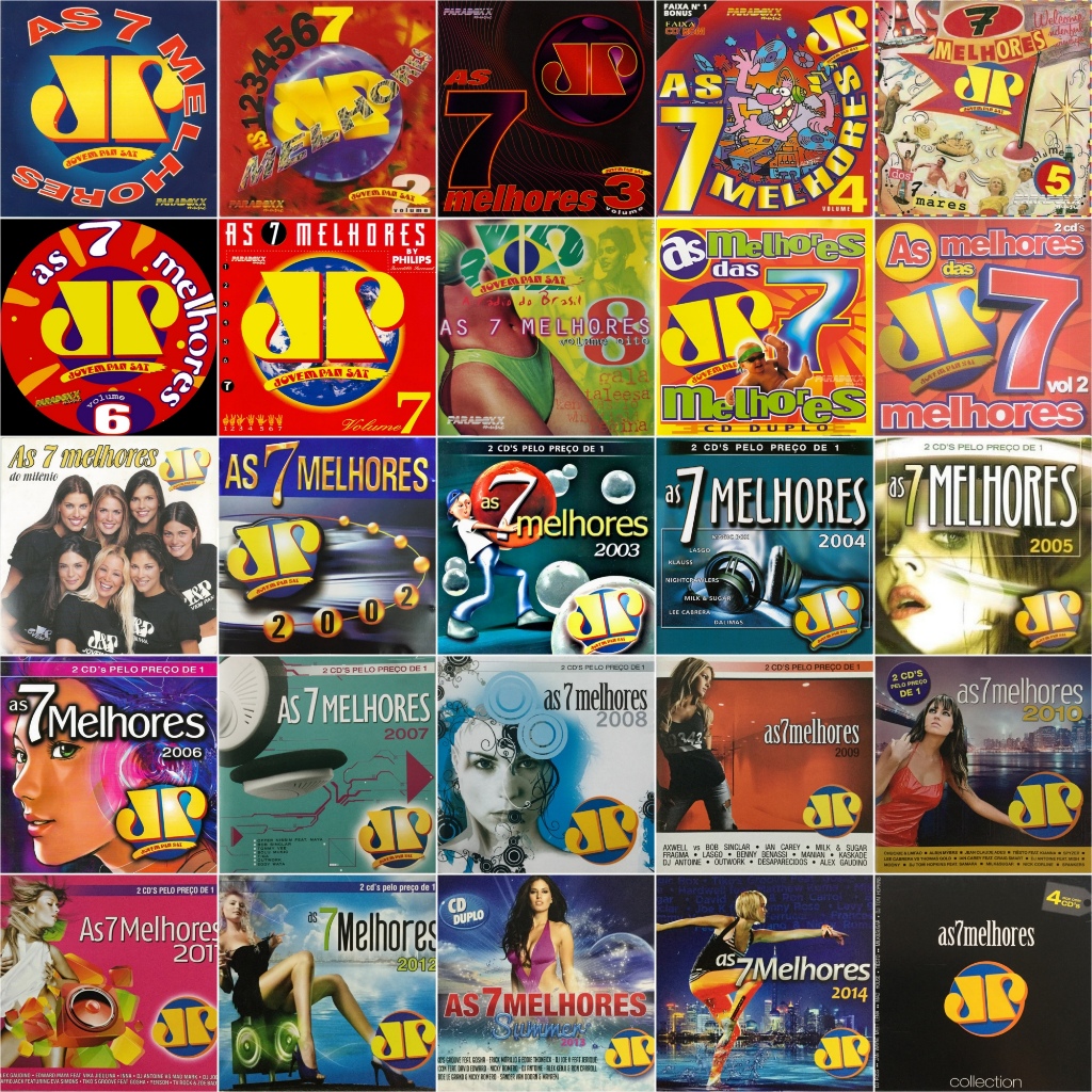 Pack  As 7 Melhores Da Pan For DJs Edition Paradoxx Music e Building Records (LEIA a DESCRIÇÂO)